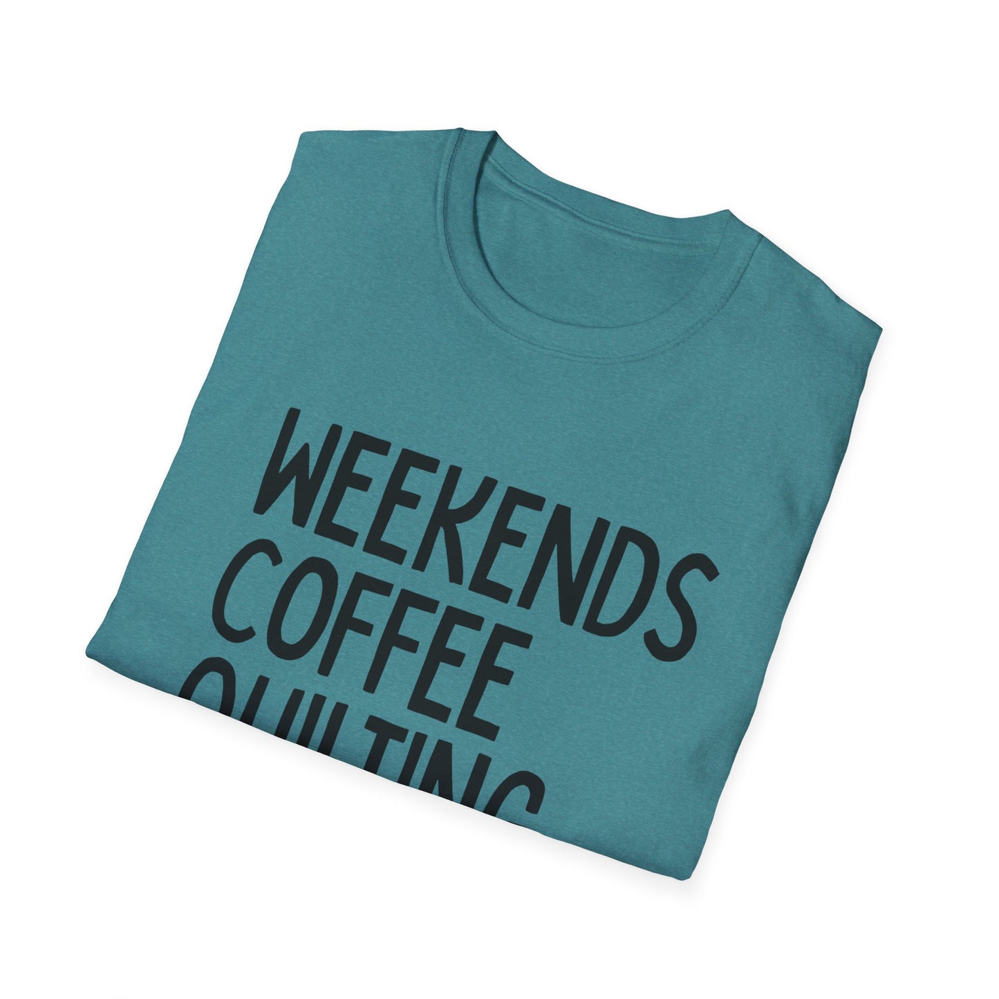Weekends Coffee Quilting Tee