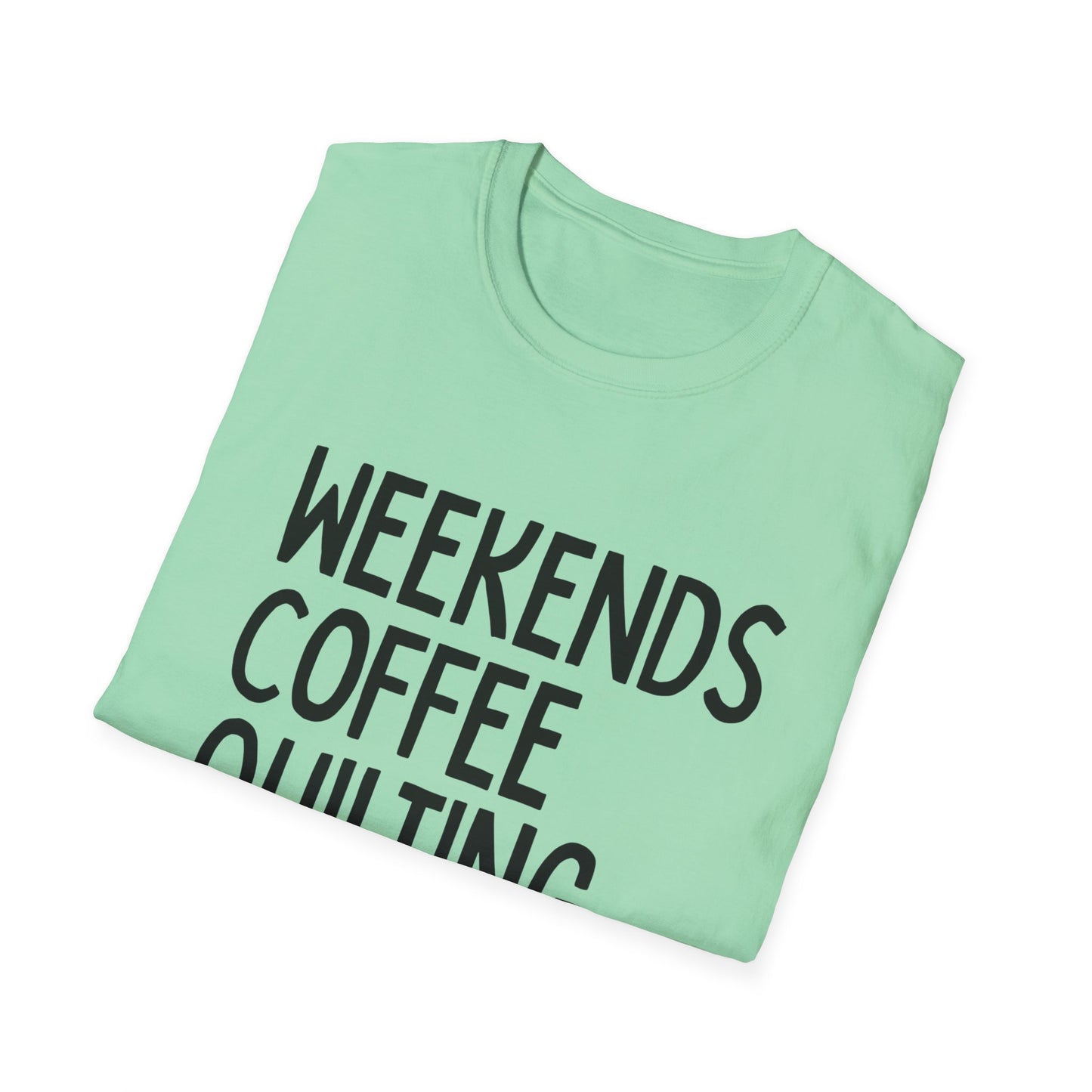 Weekends Coffee Quilting Tee
