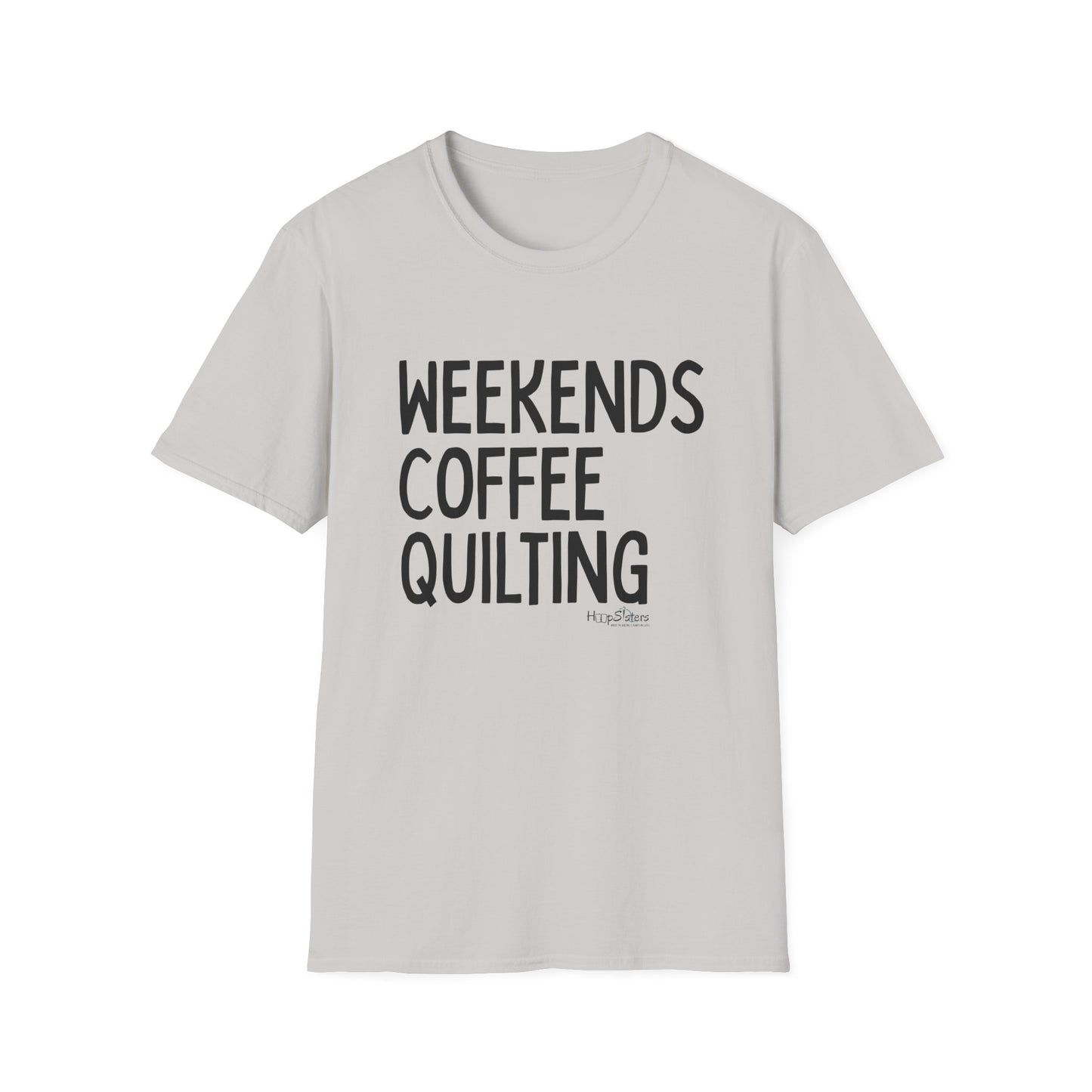 Weekends Coffee Quilting Tee