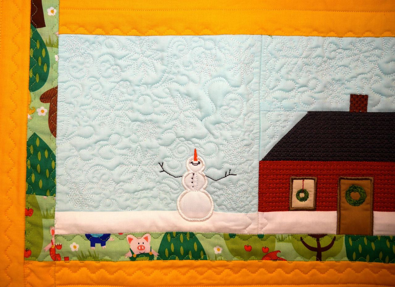 Where The Heart Is Row Quilt - Digital Download