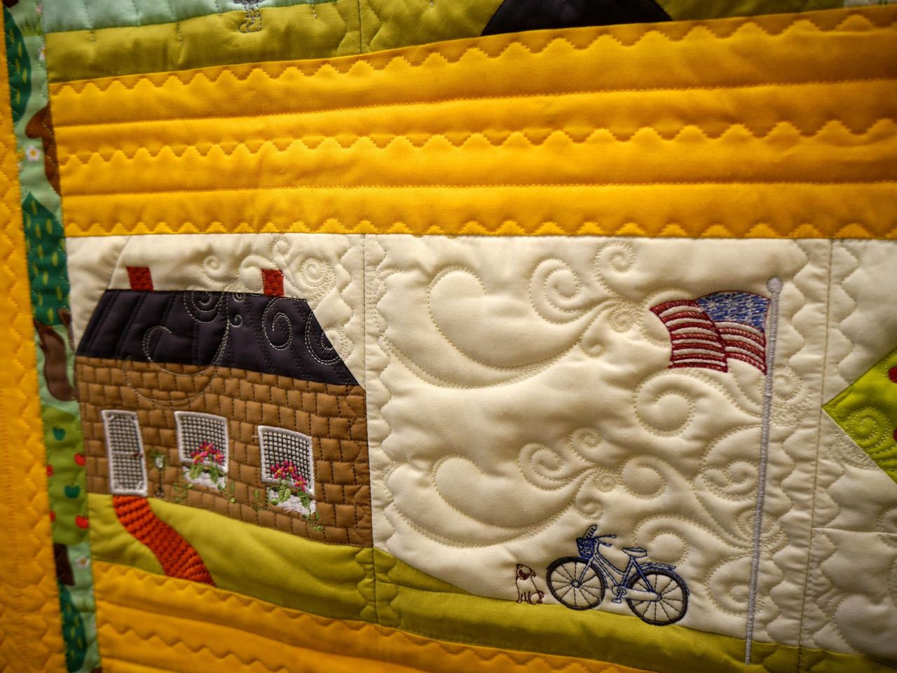 Where The Heart Is Row Quilt - Digital Download
