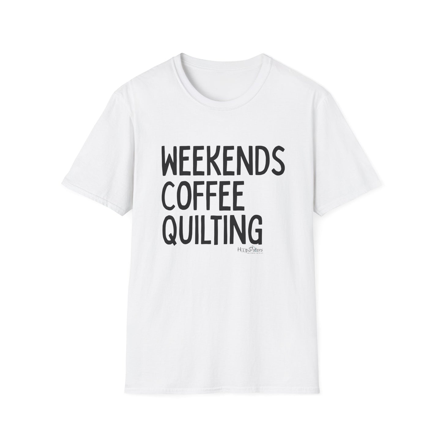 Weekends Coffee Quilting Tee