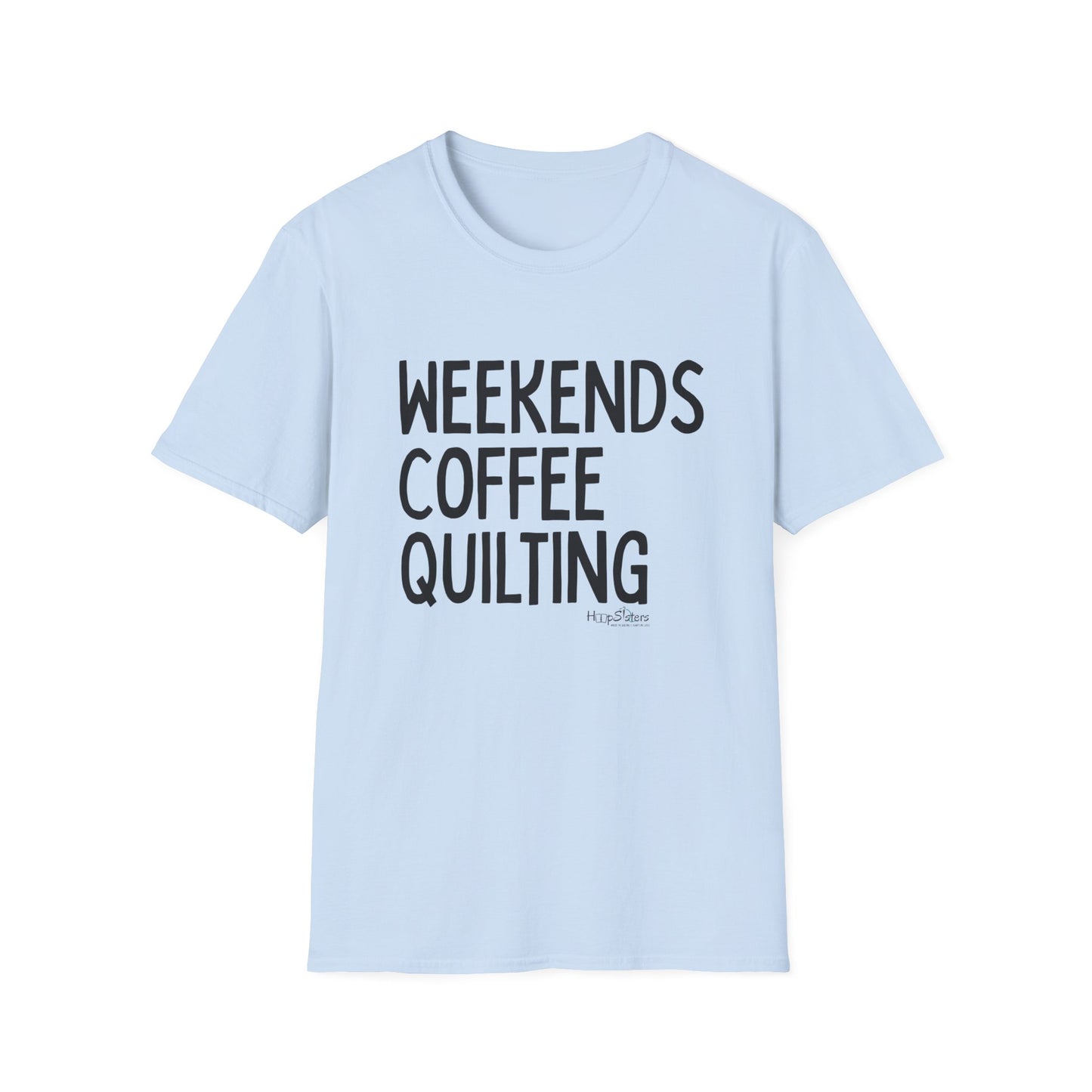 Weekends Coffee Quilting Tee