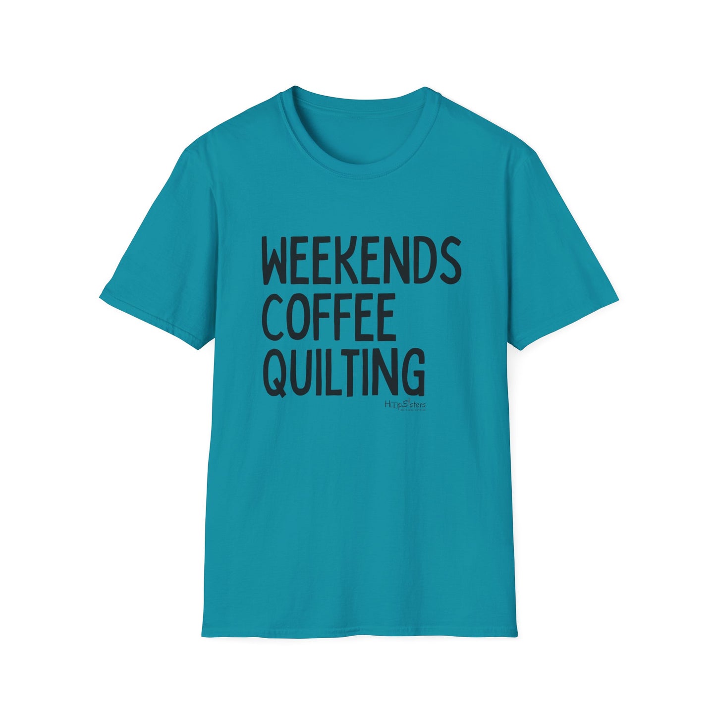 Weekends Coffee Quilting Tee