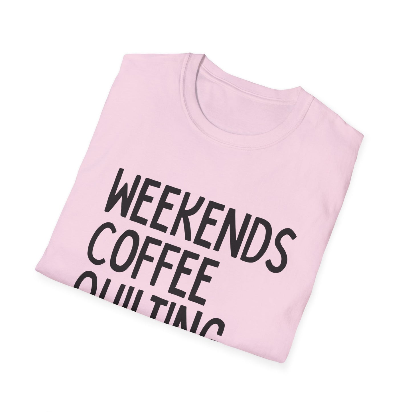 Weekends Coffee Quilting Tee