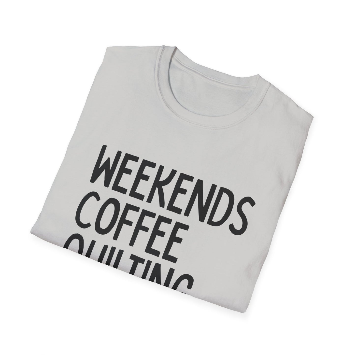 Weekends Coffee Quilting Tee
