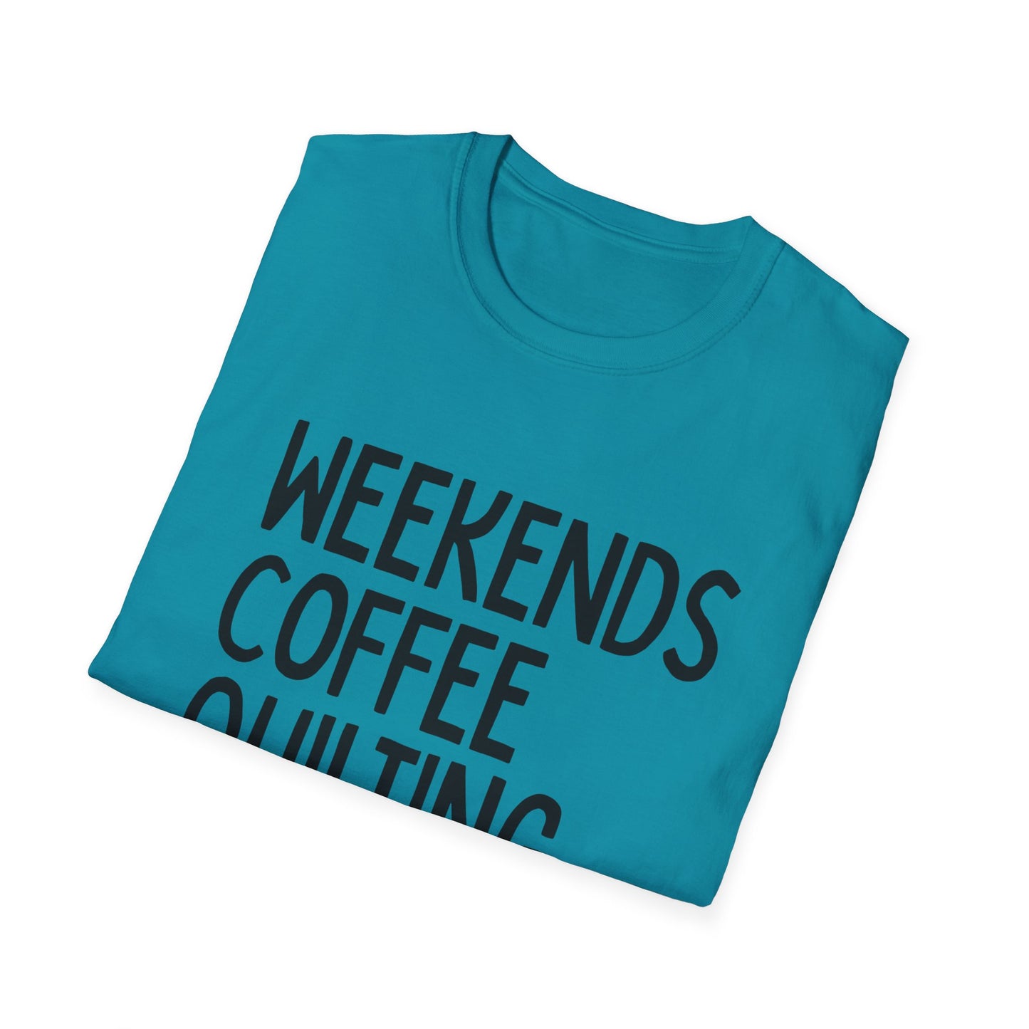 Weekends Coffee Quilting Tee