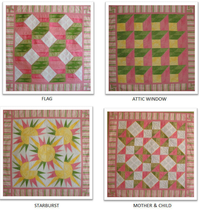 2012 Mystery Quilt Break Out Titles