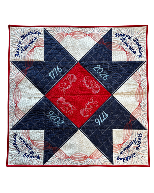 America's 250th Birthday Barn Quilt - Digital Download