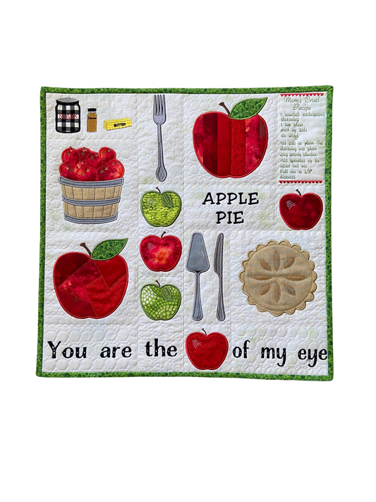 Apple of My Eye Quilt Section - Digital Download