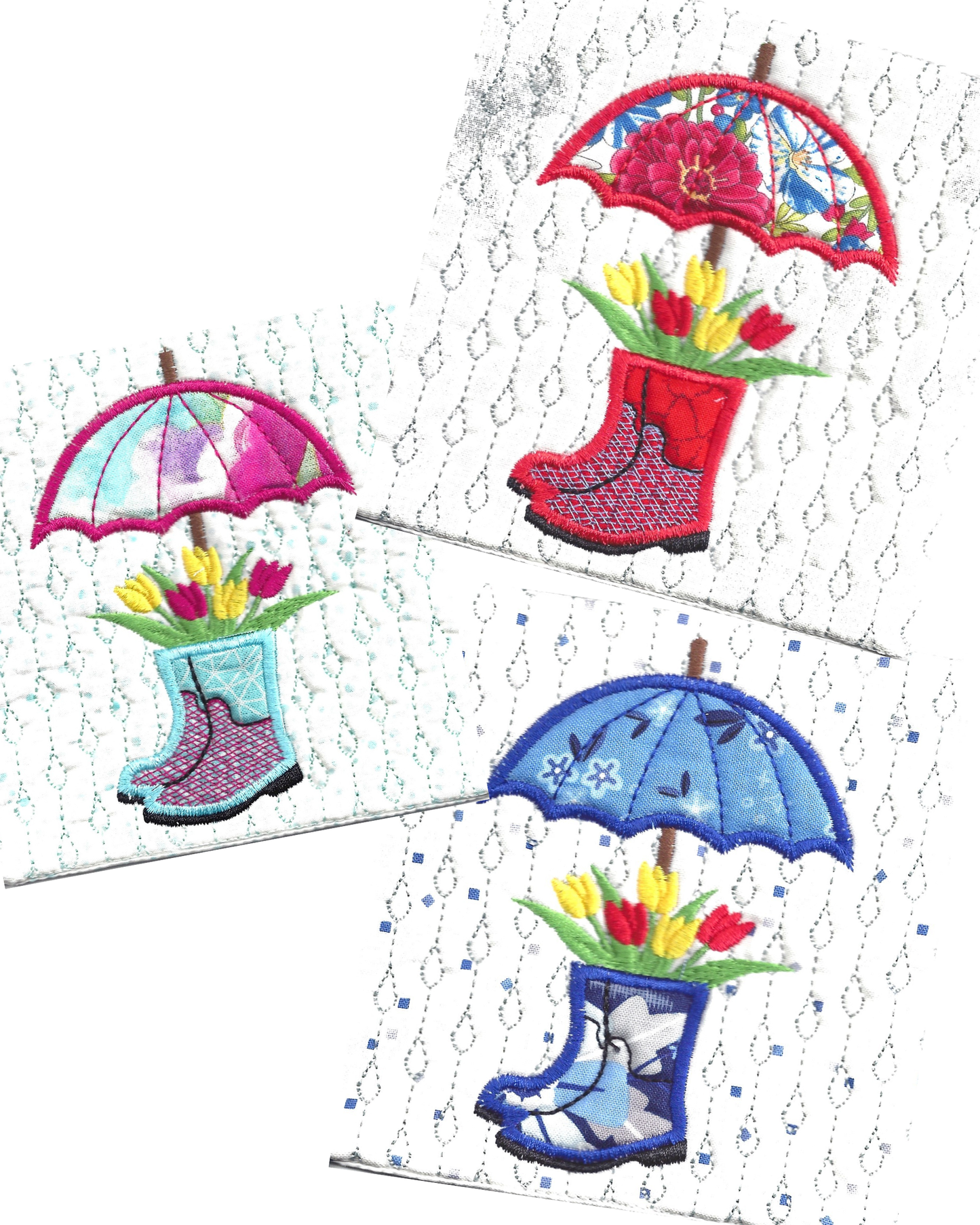 April Showers Block - Digital Download
