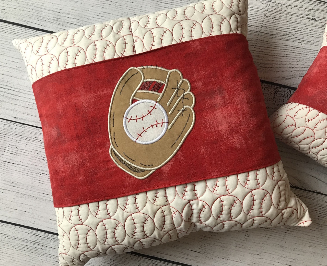 Baseball Pillows & Wrap with Button Covers!