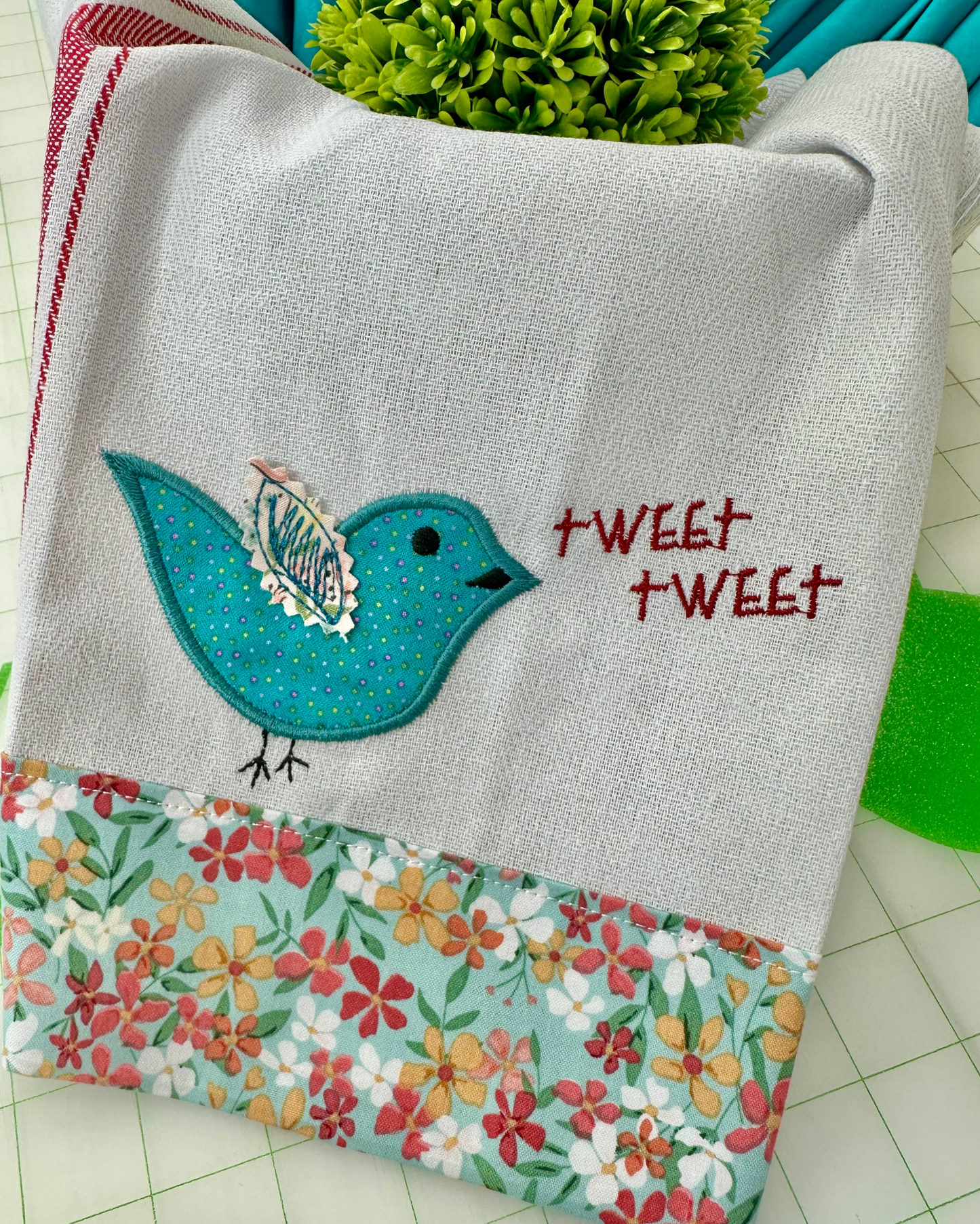 Bird Applique - Digital Download