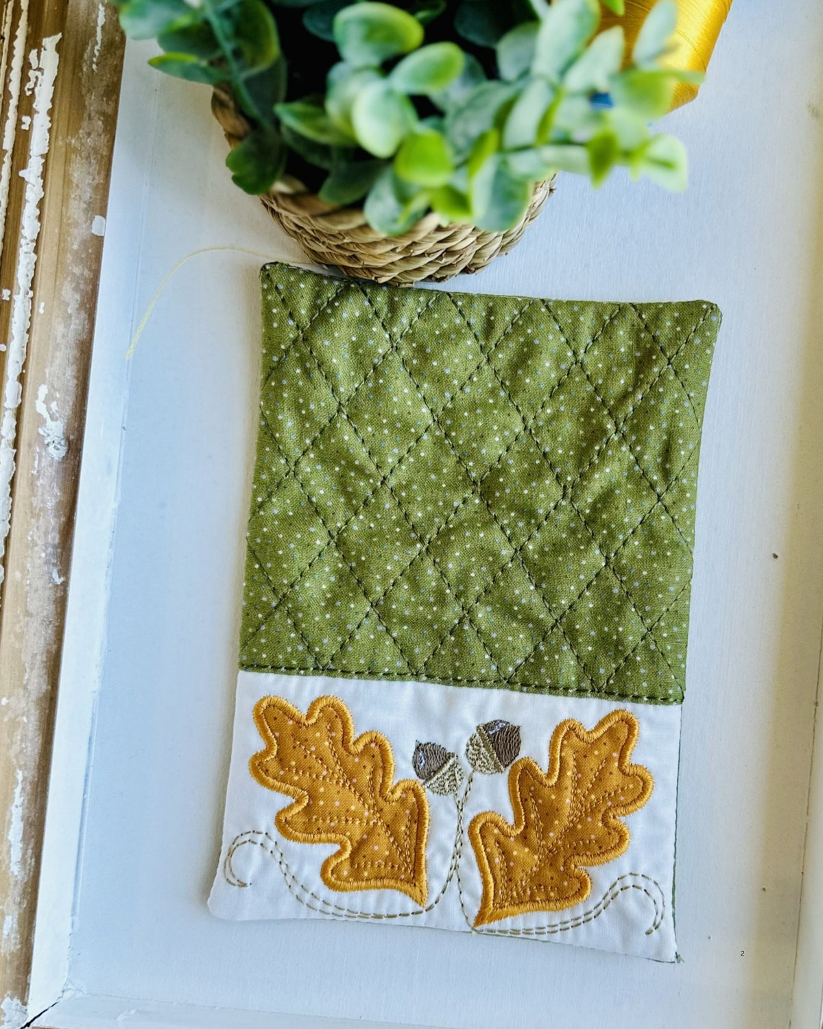 Harvest Mug Rug - Digital Download