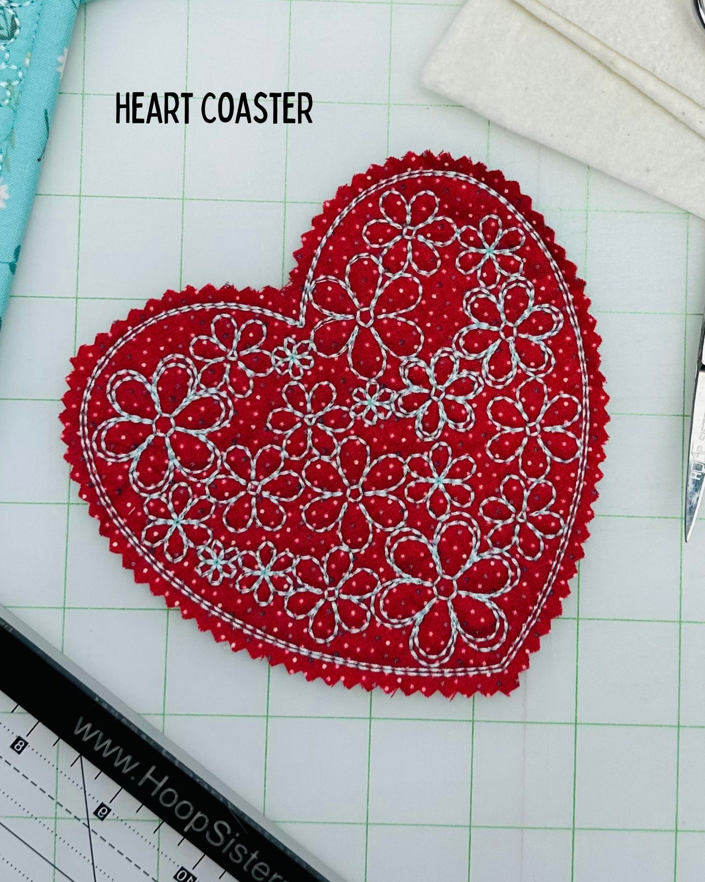 Heart Coaster - Digital Download