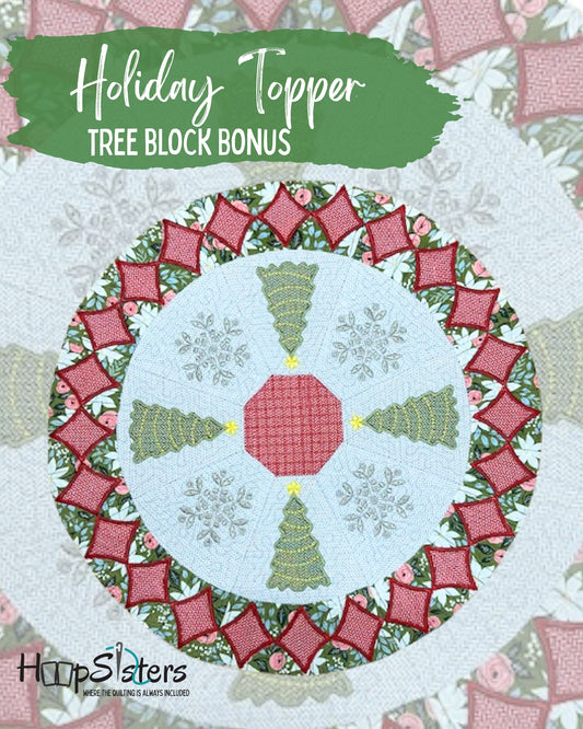 Holiday Topper Tree Block BONUS Download