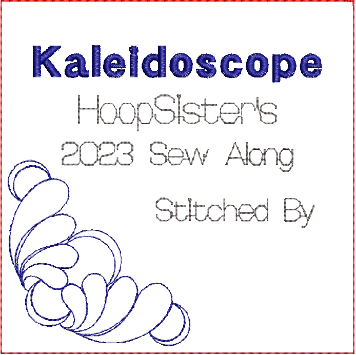 Kaleidoscope Quilt Label