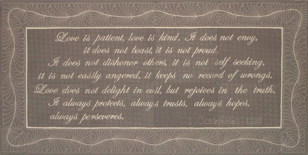 Love Is Patient.