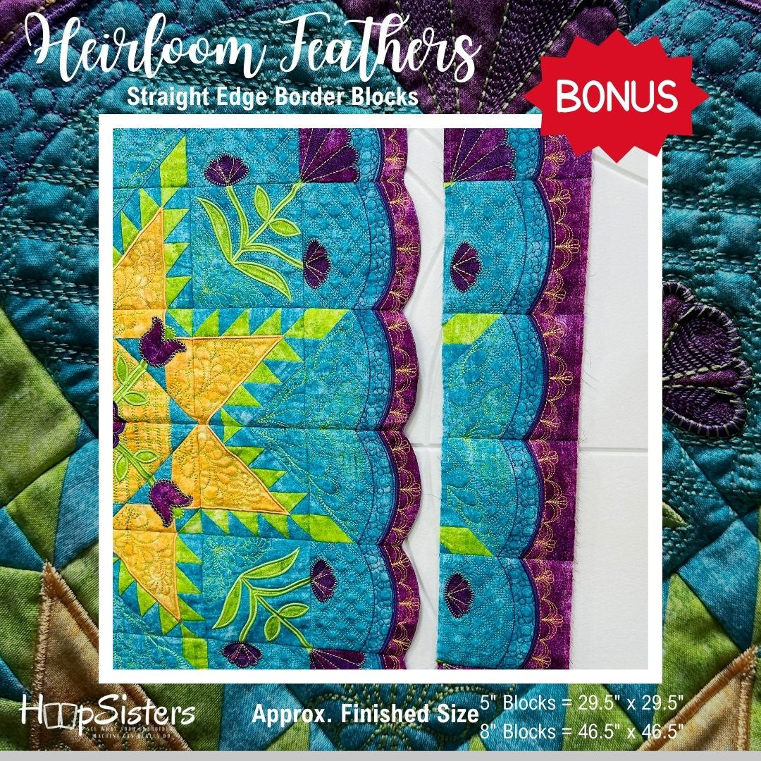 Heirloom Feathers BONUS BORDER - Digital Download