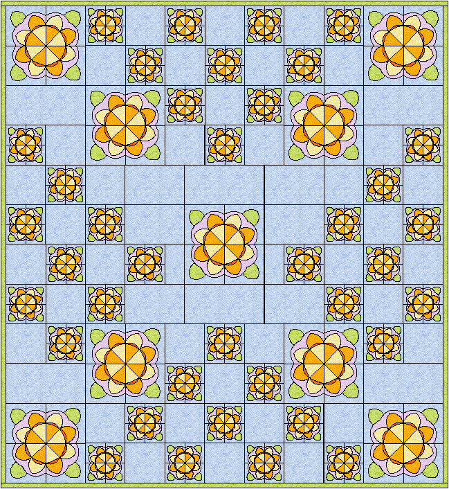 Queen Size "Spring Time" design!