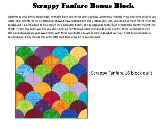 Fanfare Quilt Along - Digital Download