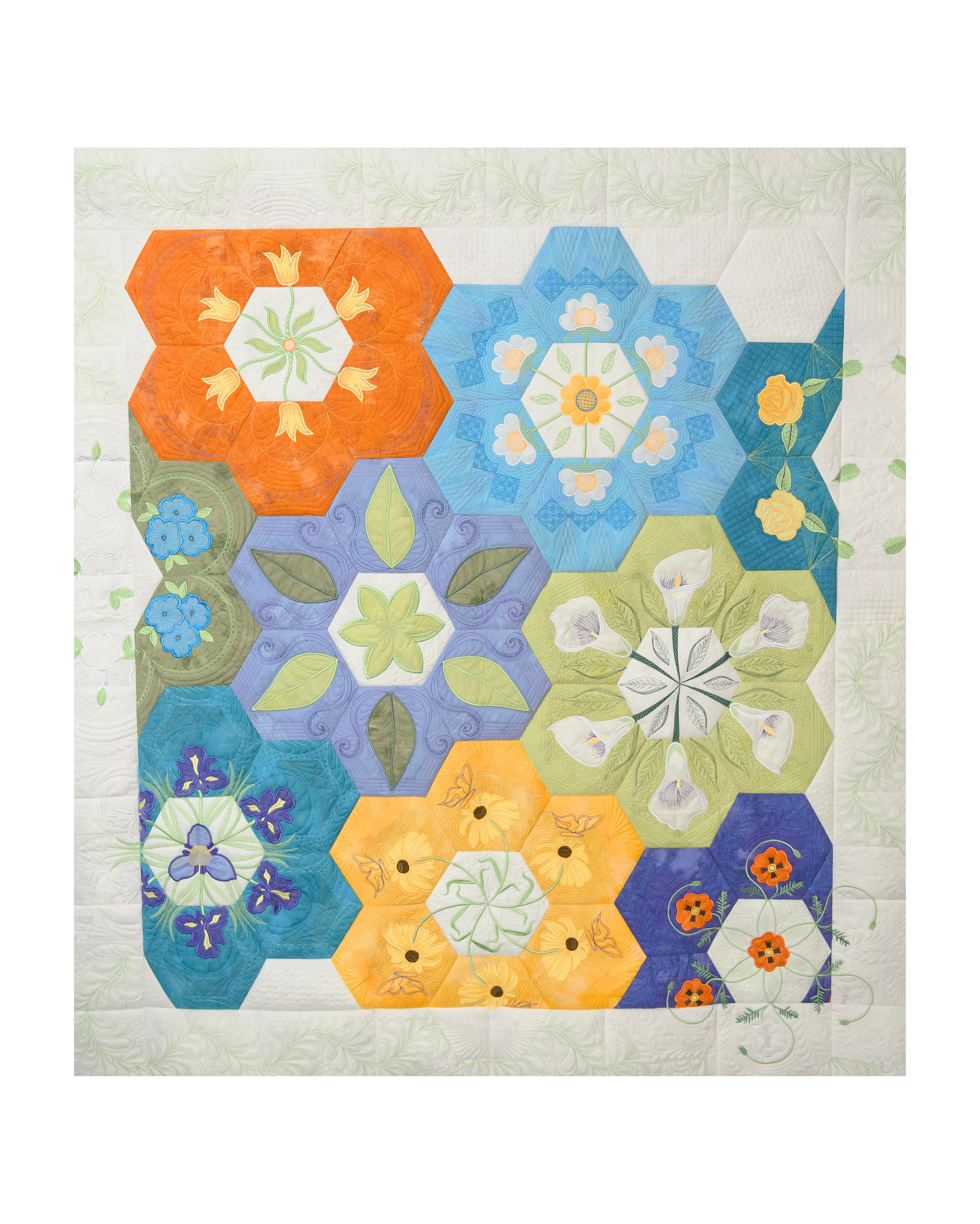 Grandmother's Flower Garden - Digital Download