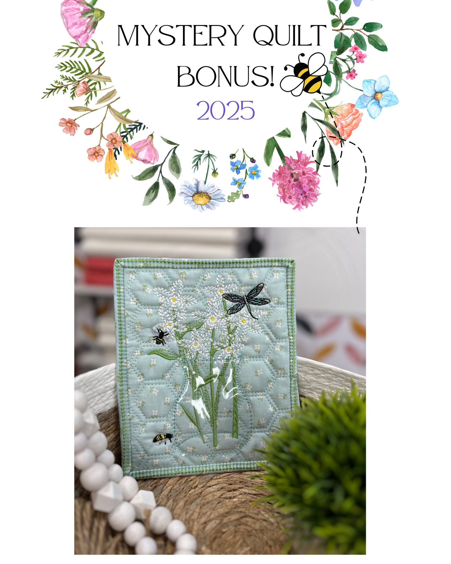 Mystery Quilt 2025 Bonus Block