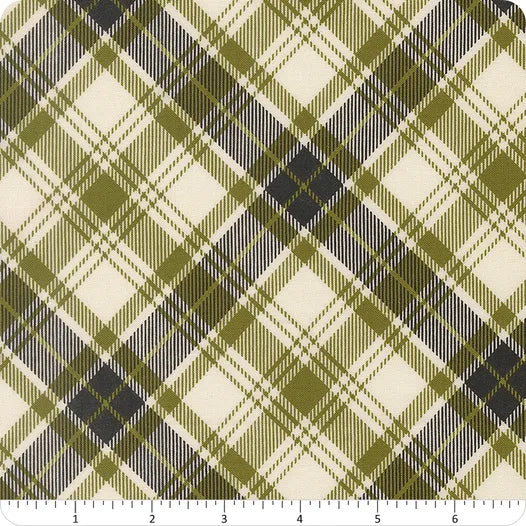 1 Yard Pre-Cut Fabric - Moda Chilly Pine Christmas Plaid
