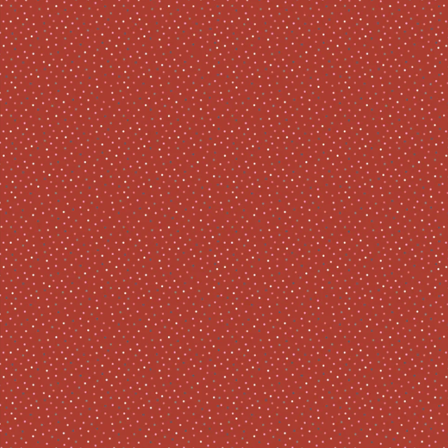 1 Yard Pre-Cut Fabric - Poppie Cotton Country Confetti Speckled Hen Red