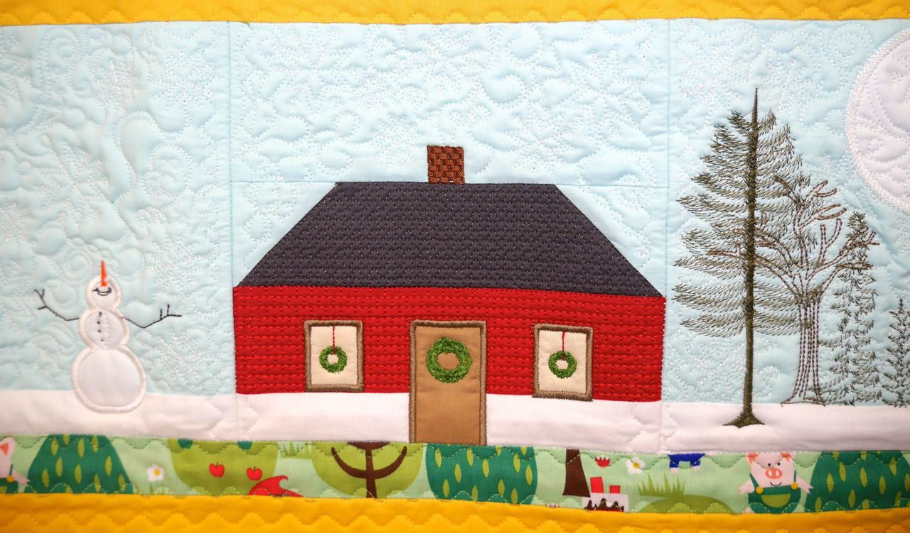 Where The Heart Is Row Quilt - Digital Download