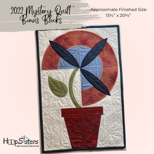 2022 Mystery Quilt BONUS Wall Hanging - Digital Download