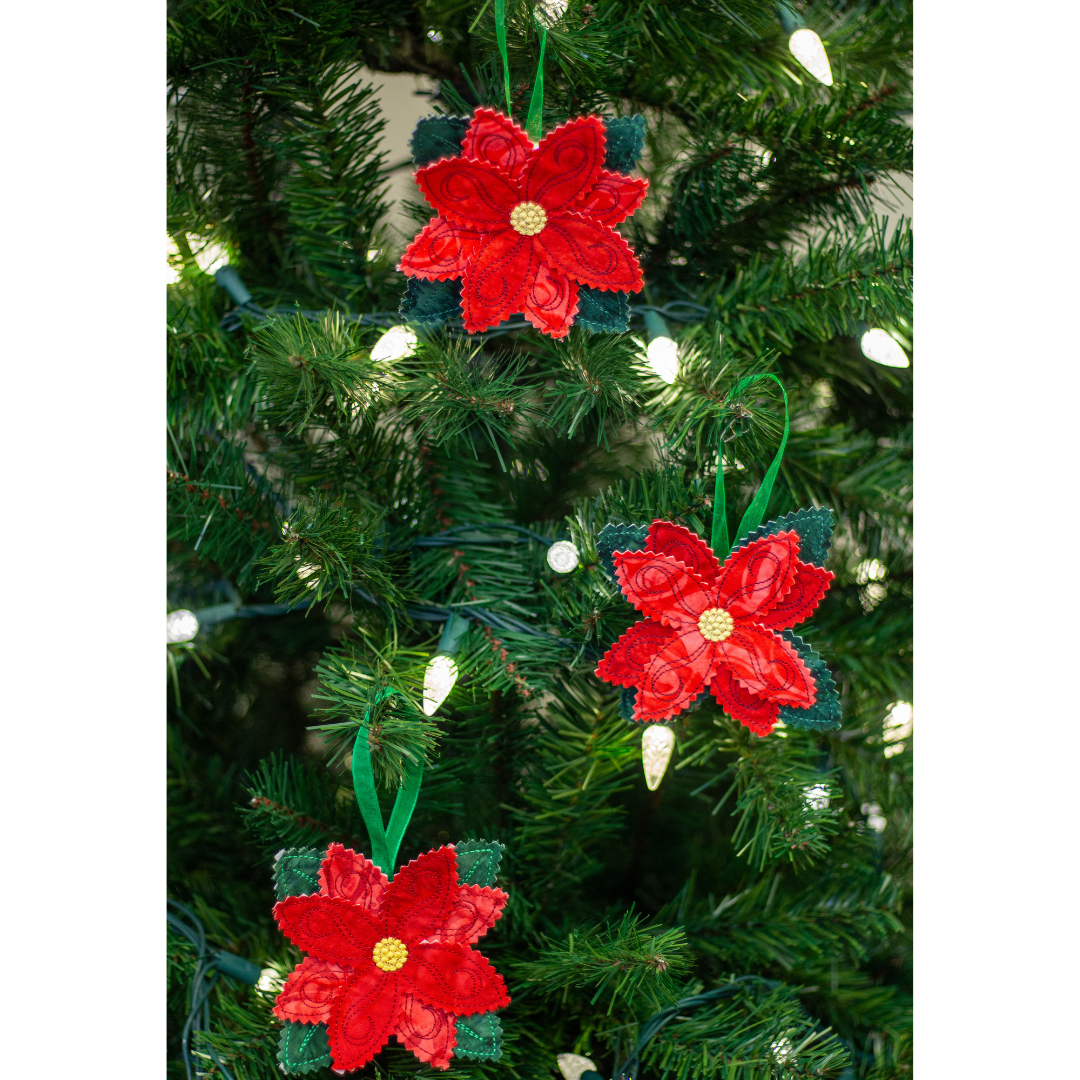 Poinsettia Ornament