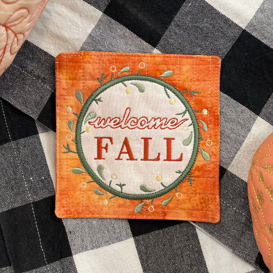 Welcome Fall Block