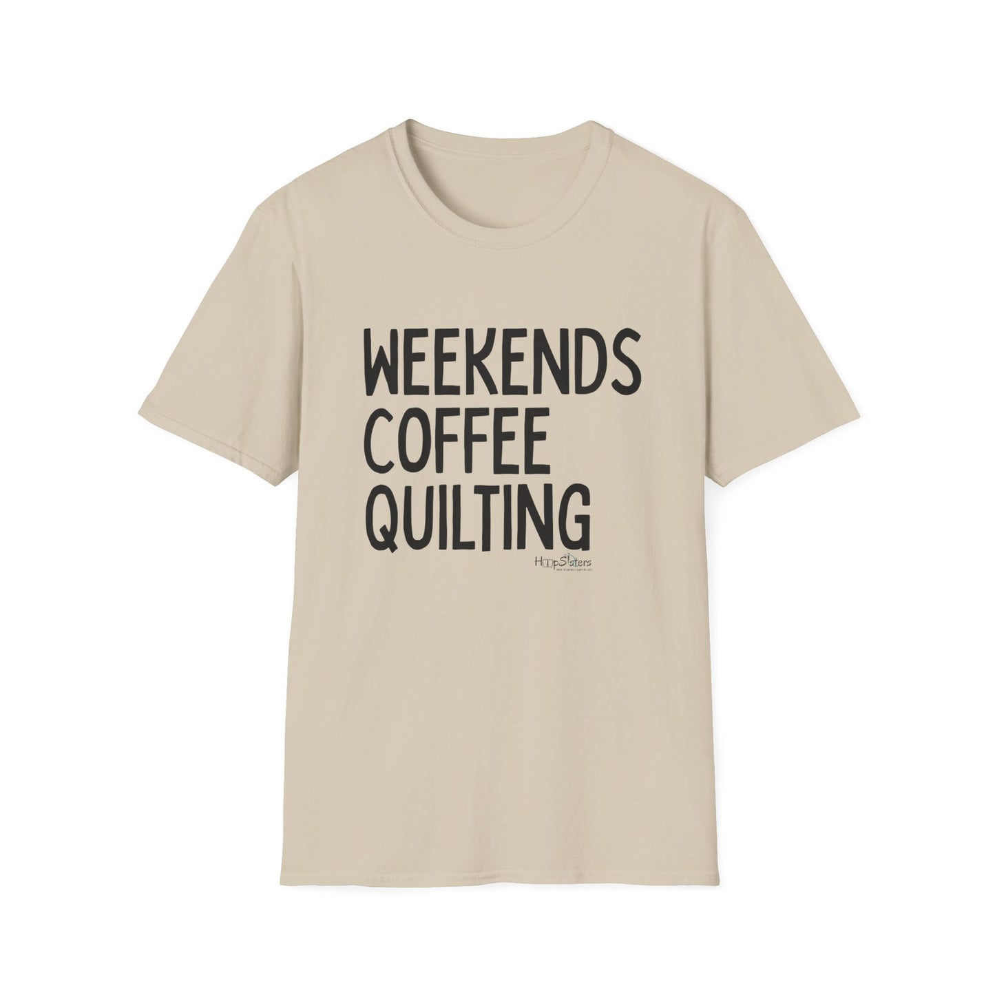 Weekends Coffee Quilting Tee