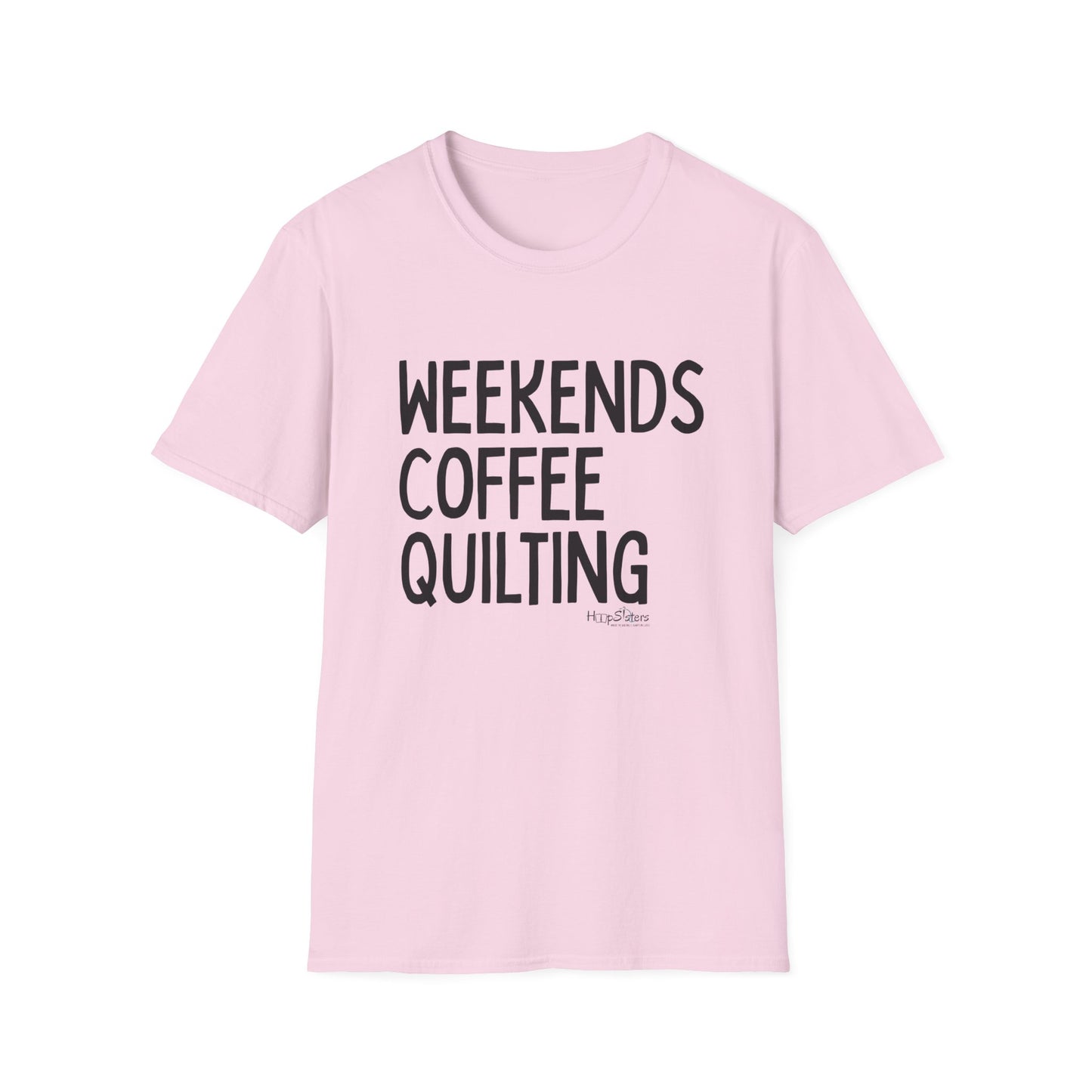 Weekends Coffee Quilting Tee