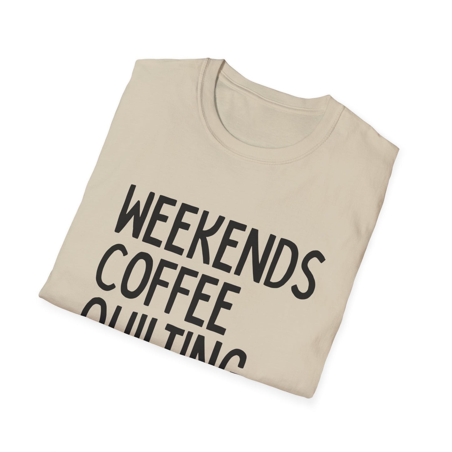 Weekends Coffee Quilting Tee