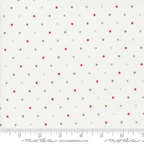 3/4 Yard Pre-Cut Fabric - Moda Magic Dot Christmas