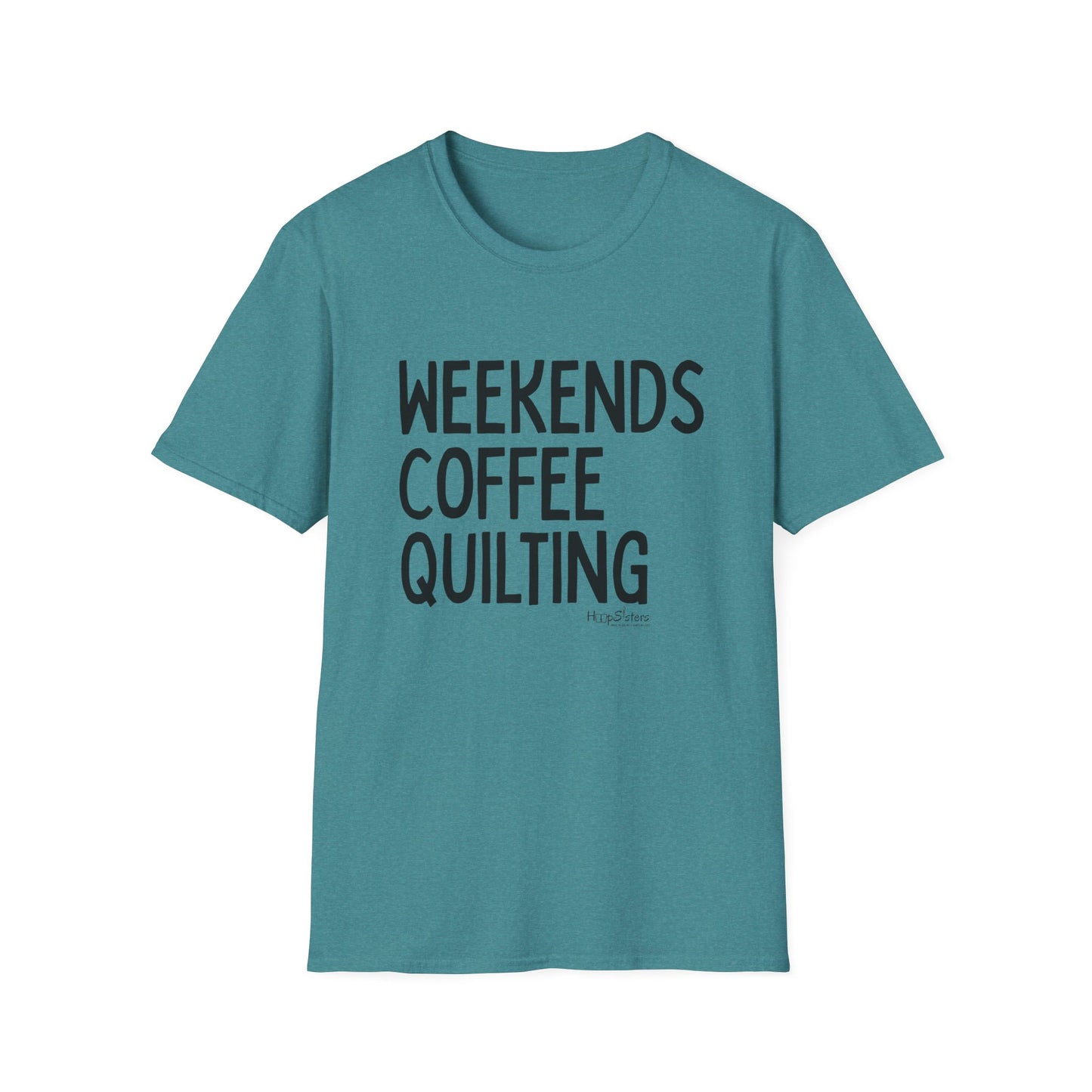 Weekends Coffee Quilting Tee