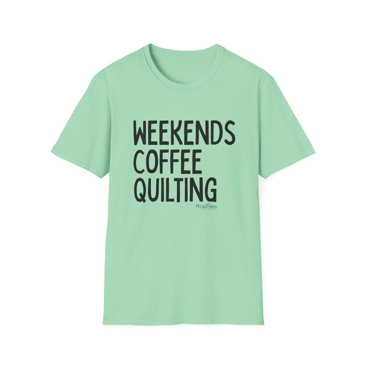Weekends Coffee Quilting Tee