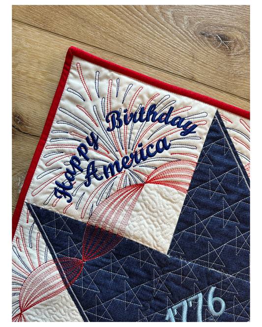 America's 250th Birthday Barn Quilt - USB
