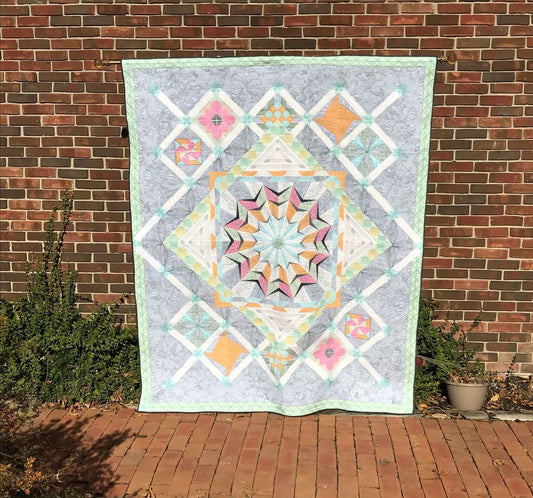 Charmed Adventure, the former 2017 HoopSisters EmbroidaBlock of the Month