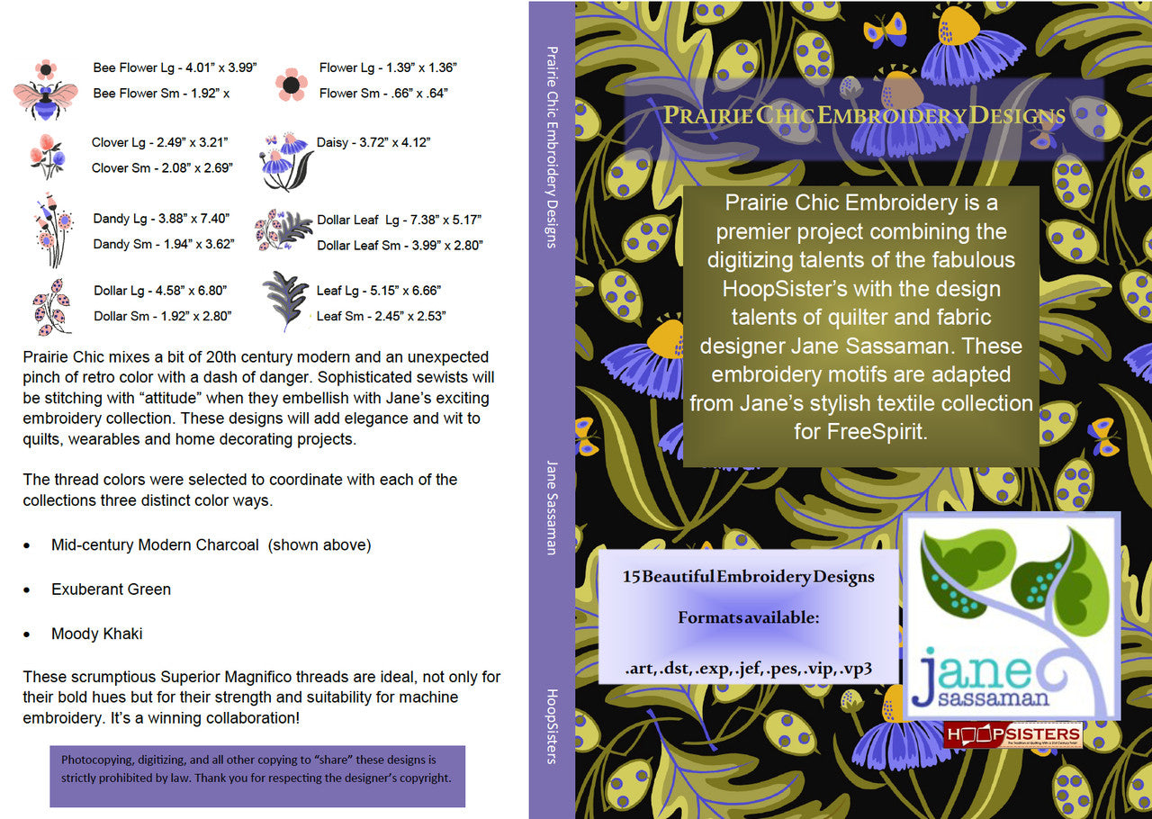 Prairie Chic Jane Sassaman - Digital Download