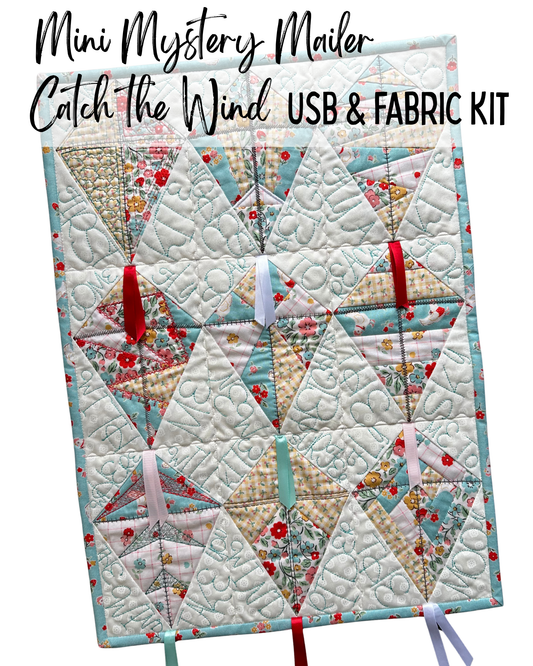Mini Mystery Mailer, Catch the Wind USB & Fabric Kit