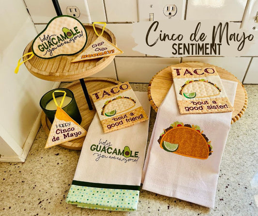 Cinco de Mayo Sentiment USB & Fabric Kit