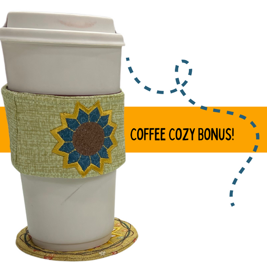Sunflower Coffee Cozy
