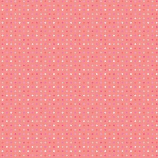 1 Yard Pre-Cut Fabric - Poppie Cotton Seeing Spots Coral Reef
