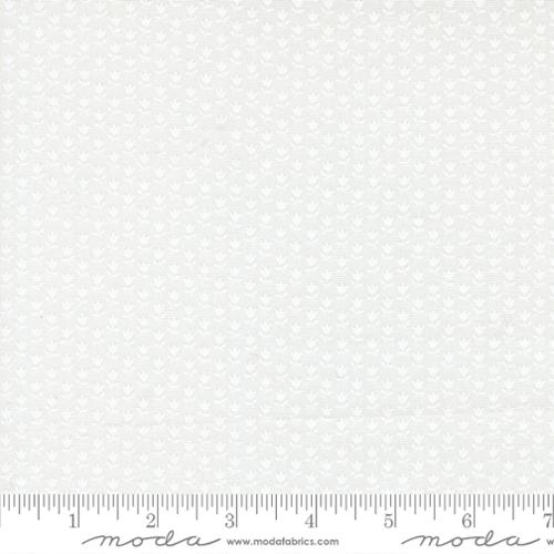 1 Yard Pre-Cut Fabric - Moda A Cat Named Stitch White