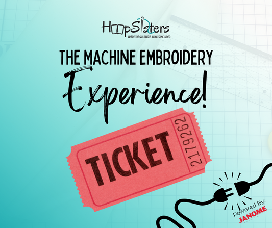 The Machine Embroidery Experience EVENT TICKET