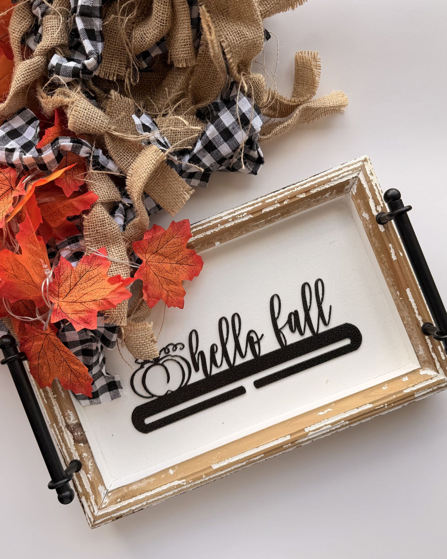Hello Fall Split Bottom Hanger