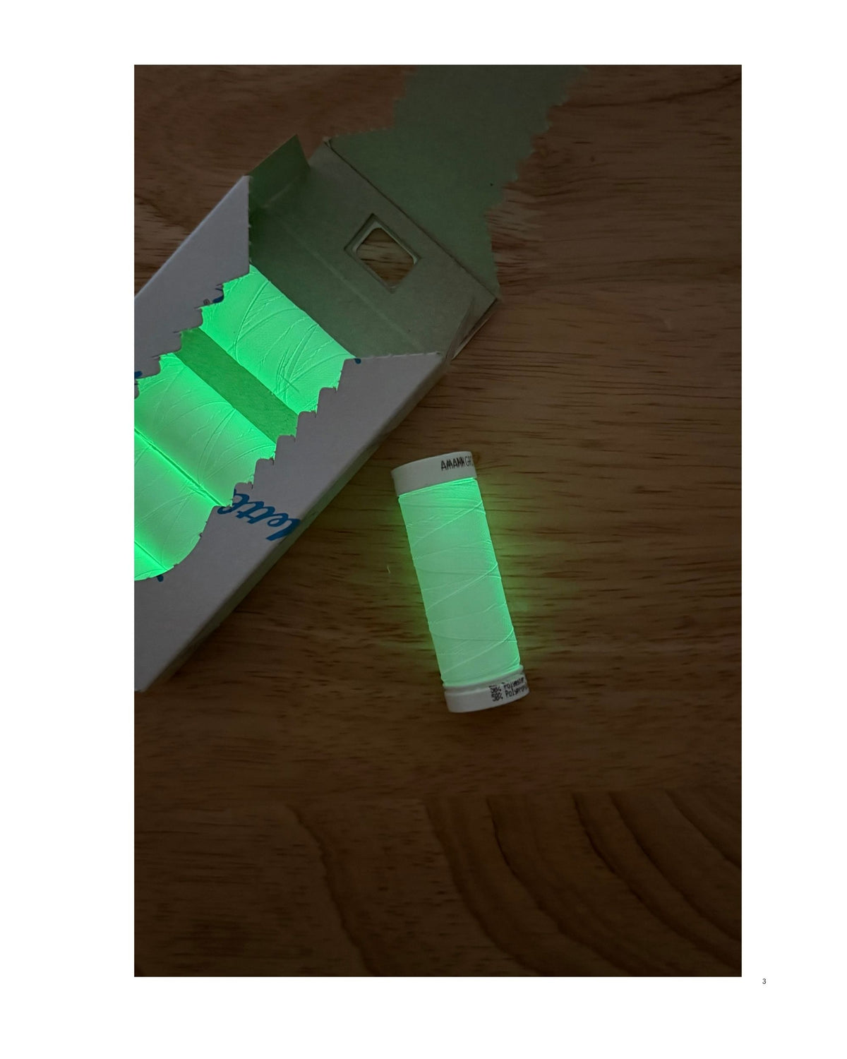 Glow in the Dark Thread Spool